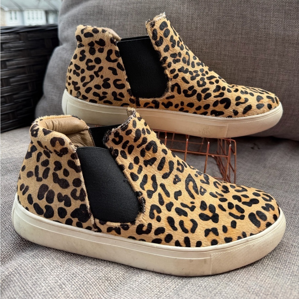 Coconuts By Matisse Harlan Slip-On High Top Sneakers Leopard Print